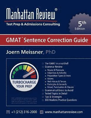 Joern Meissner, Manhattan Review - Manhattan Review GMAT Sentence Correction Guide [5th Edition], Häftad