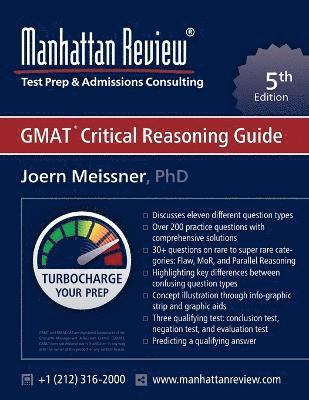 Joern Meissner, Manhattan Review, Manhattan Review, - Manhattan Review GMAT Critical Reasoning Guide [5th Edition], Häftad