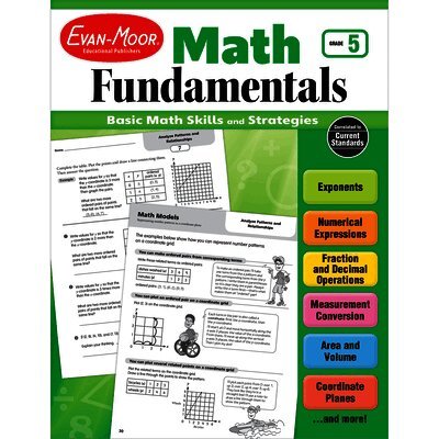 Evan-Moor Educational Publishers - Math Fundamentals, Grade 5, Häftad