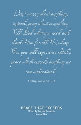 bokomslag Peace That Exceeds: Monthly Prayer Prompts - Flourish