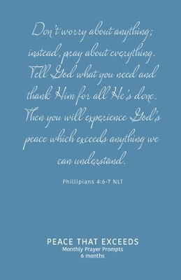 bokomslag Peace That Exceeds: Monthly Prayer Prompts - Flourish