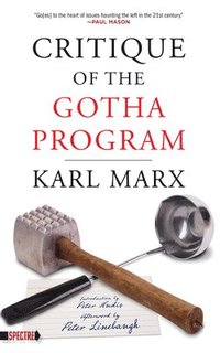 bokomslag Critique of the Gotha Program