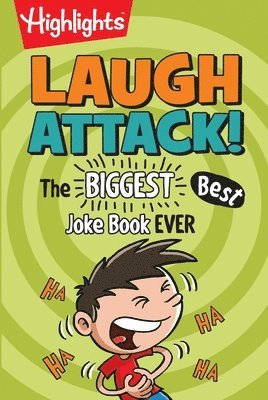Laugh Attack!: Over 1,000 Jokes for Kids, Must-Have Kids Joke Book with Knock-Knocks, Riddles, Tongue Twisters and Cartoons, Häftad