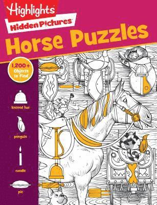 Horse Puzzles: Over 100 Search and Find Puzzles, Barns, Stables and Riding Adventures, Horse-Themed Hidden Pictures Activity Book for Kids 6 and Up, Häftad