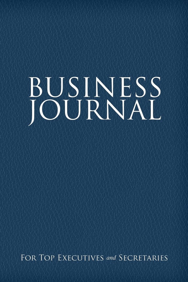 Business Journal for Executives and Secretaries 1