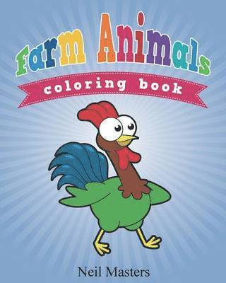 bokomslag Farm Animals Coloring Book