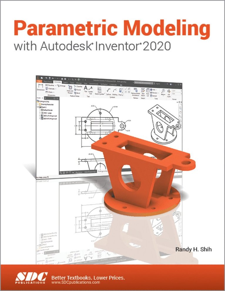 Randy H. Shih - Parametric Modeling with Autodesk Inventor 2020, Häftad