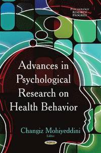 bokomslag Advances in Psychological Research on Health Behavior
