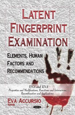 bokomslag Latent Fingerprint Examination