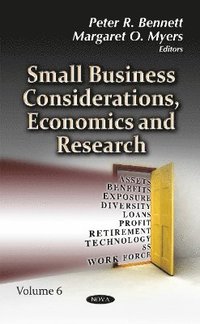 bokomslag Small Business Considerations, Economics & Research