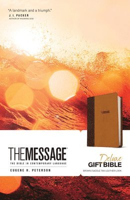bokomslag Message Deluxe Gift Bible, Brown