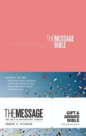 Eugene H Peterson - Message Gift and Award Bible, Häftad