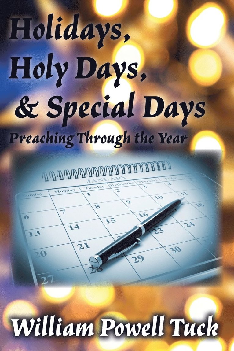 Holidays, Holy Days, & Special Days 1