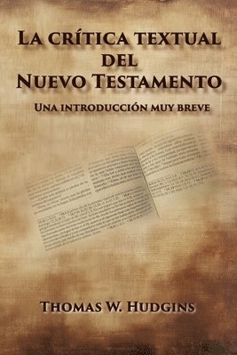 bokomslag crítica textual del Nuevo Testamento