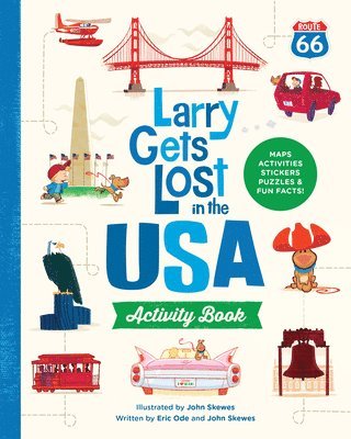 Larry Gets Lost in the USA Activity Book (with Stickers!), Häftad
