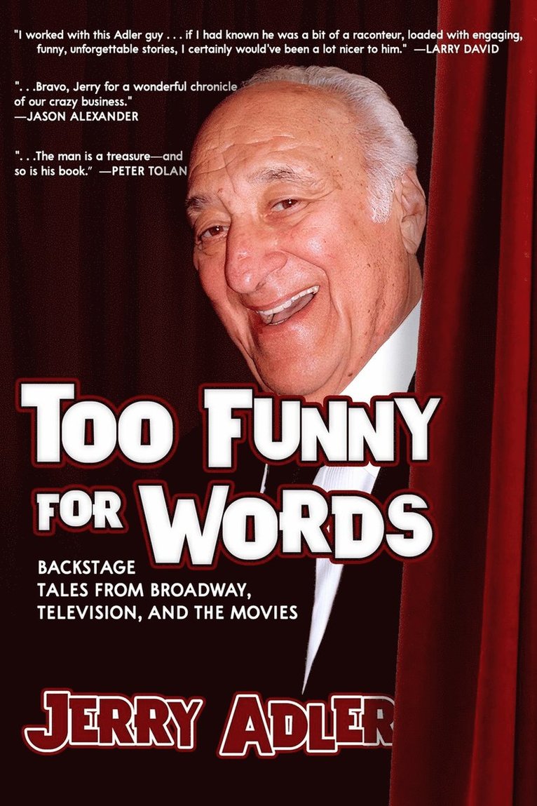 Jerry Adler - Too Funny for Words, Häftad