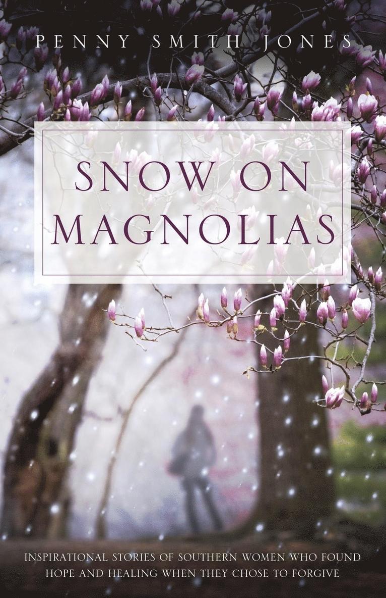 Snow on Magnolias 1