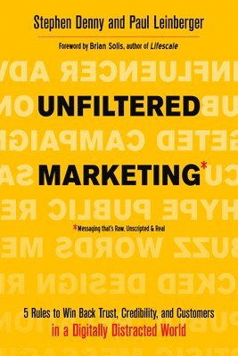 bokomslag Unfiltered Marketing