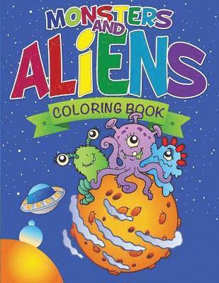 Monsters and Aliens Coloring Book 1