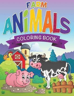 Farm Animals Coloring Book 1