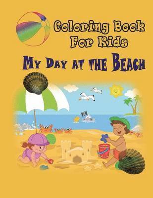 bokomslag My Day at the Beach - Coloring Book