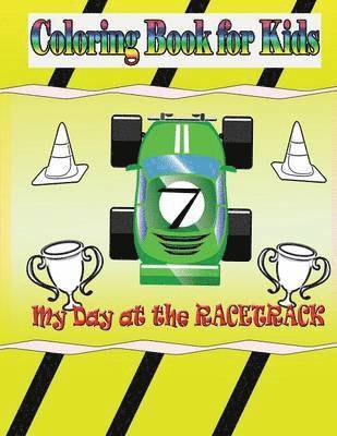 bokomslag My Day at the Racetrack - Coloring Book