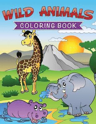 bokomslag Wild Animals Coloring Book