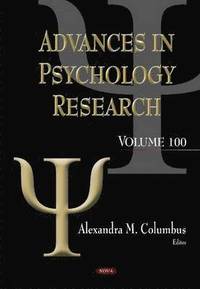 bokomslag Advances in Psychology Research. Volume 100