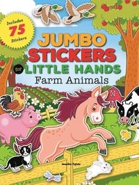 bokomslag Jumbo Stickers for Little Hands: Farm Animals