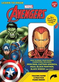bokomslag Learn to Draw Marvel Avengers: How to Draw Your Favorite Characters, Including Iron Man, Captain America, the Hulk, Black Panther, Black Widow, and M