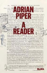 bokomslag Adrian Piper: A Reader