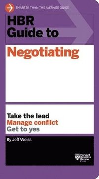 bokomslag HBR Guide to Negotiating (HBR Guide Series)