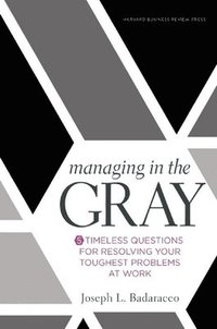 bokomslag Managing in the Gray