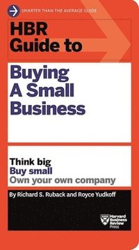 bokomslag HBR Guide to Buying a Small Business