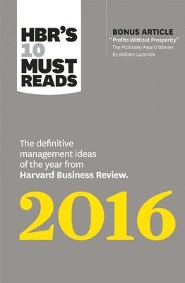 HBR's 10 Must Reads 2016 1