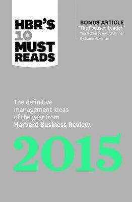 bokomslag HBR's 10 Must Reads 2015