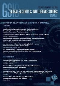 bokomslag Global Security & Intelligence Studies: Vol. 2, No. 1, Fall 2016