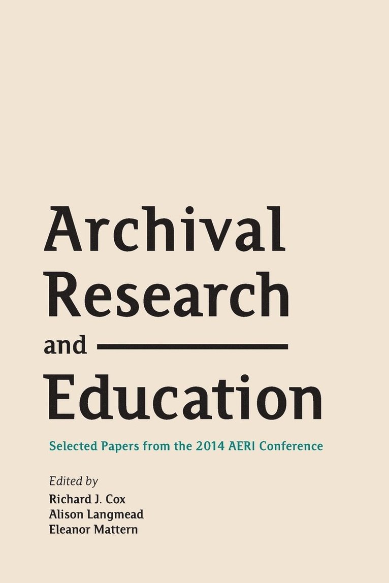 Archival Research and Education 1