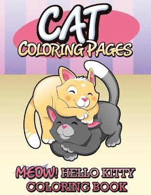 Cat Coloring Pages (Meow! Hello Kitty Coloring Book) 1