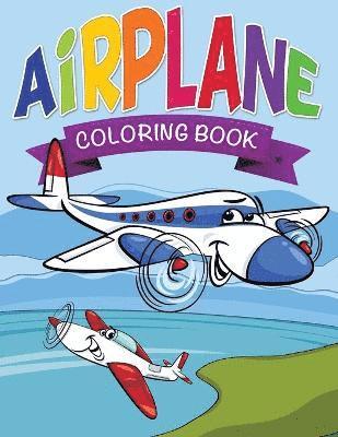 bokomslag Airplane Coloring Book for Kids