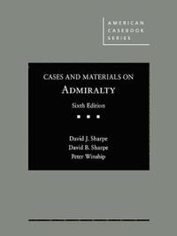 bokomslag Cases and Materials on Admiralty