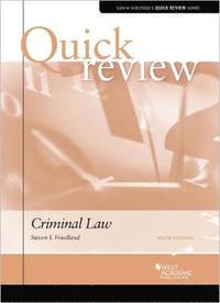 bokomslag Quick Review of Criminal Law