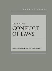 bokomslag Learning Conflict of Laws