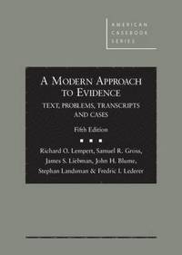 bokomslag A Modern Approach to Evidence
