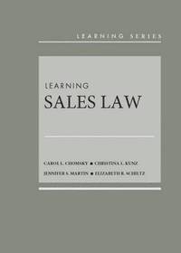 bokomslag Learning Sales Law