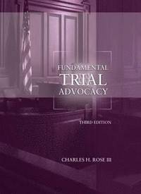 bokomslag Fundamental Trial Advocacy