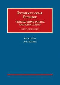 bokomslag International Finance, Transactions, Policy, and Regulation