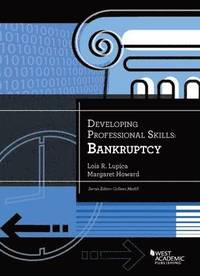 bokomslag Developing Professional Skills: Bankruptcy