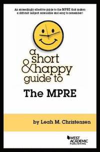 bokomslag A Short & Happy Guide to the MPRE