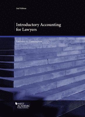 Lawrence A. Cunningham - Introductory Accounting for Lawyers, Häftad